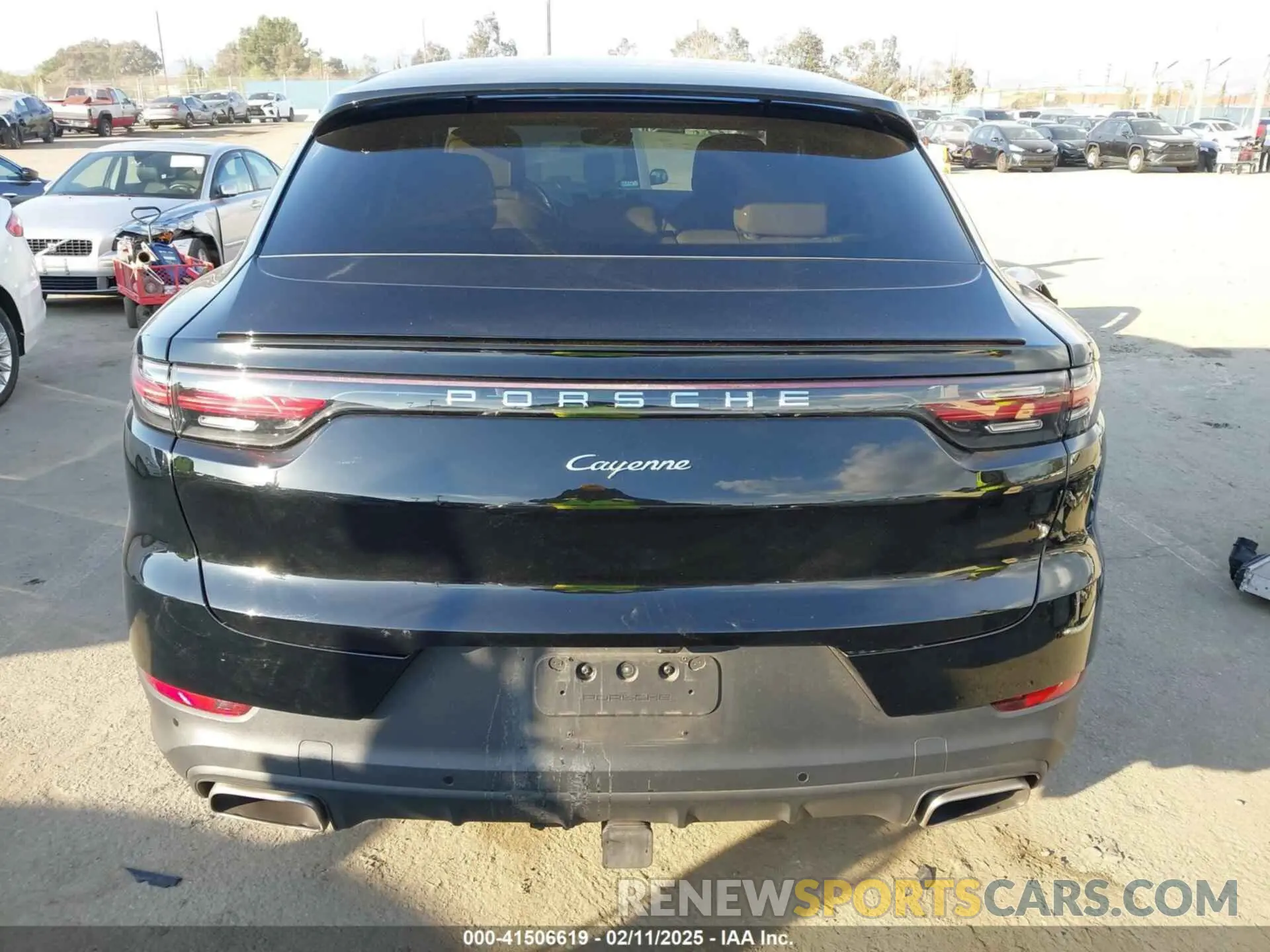 17 fotografías del automóvil dañado WP1BA2AY3MDA41192 PORSCHE CAYENNE COUPE 2021