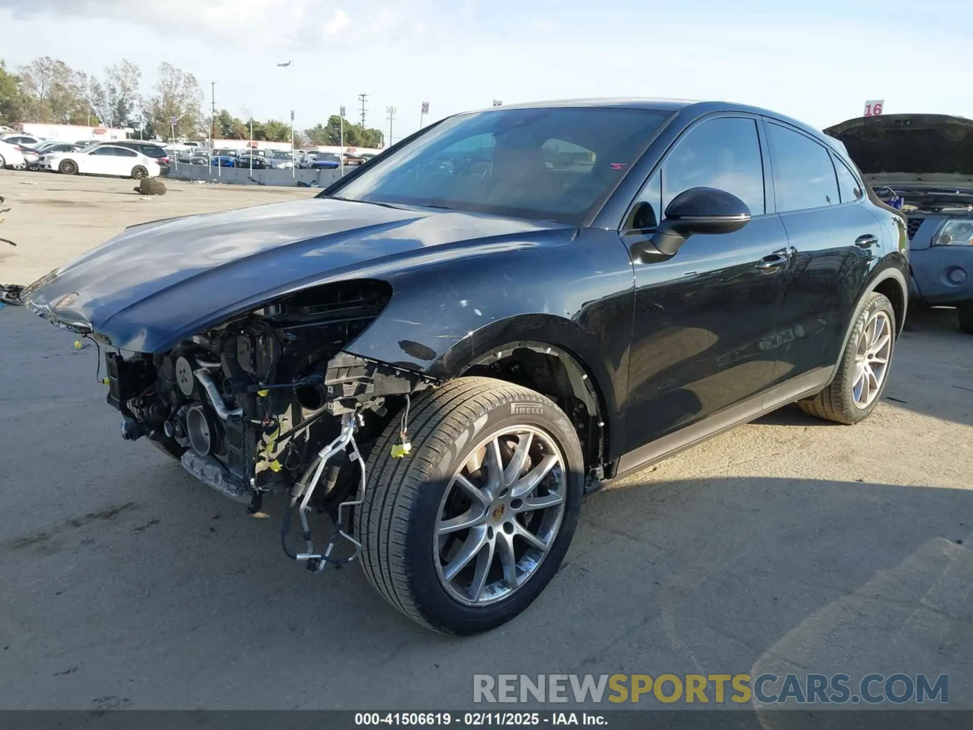 2 fotografías del automóvil dañado WP1BA2AY3MDA41192 PORSCHE CAYENNE COUPE 2021