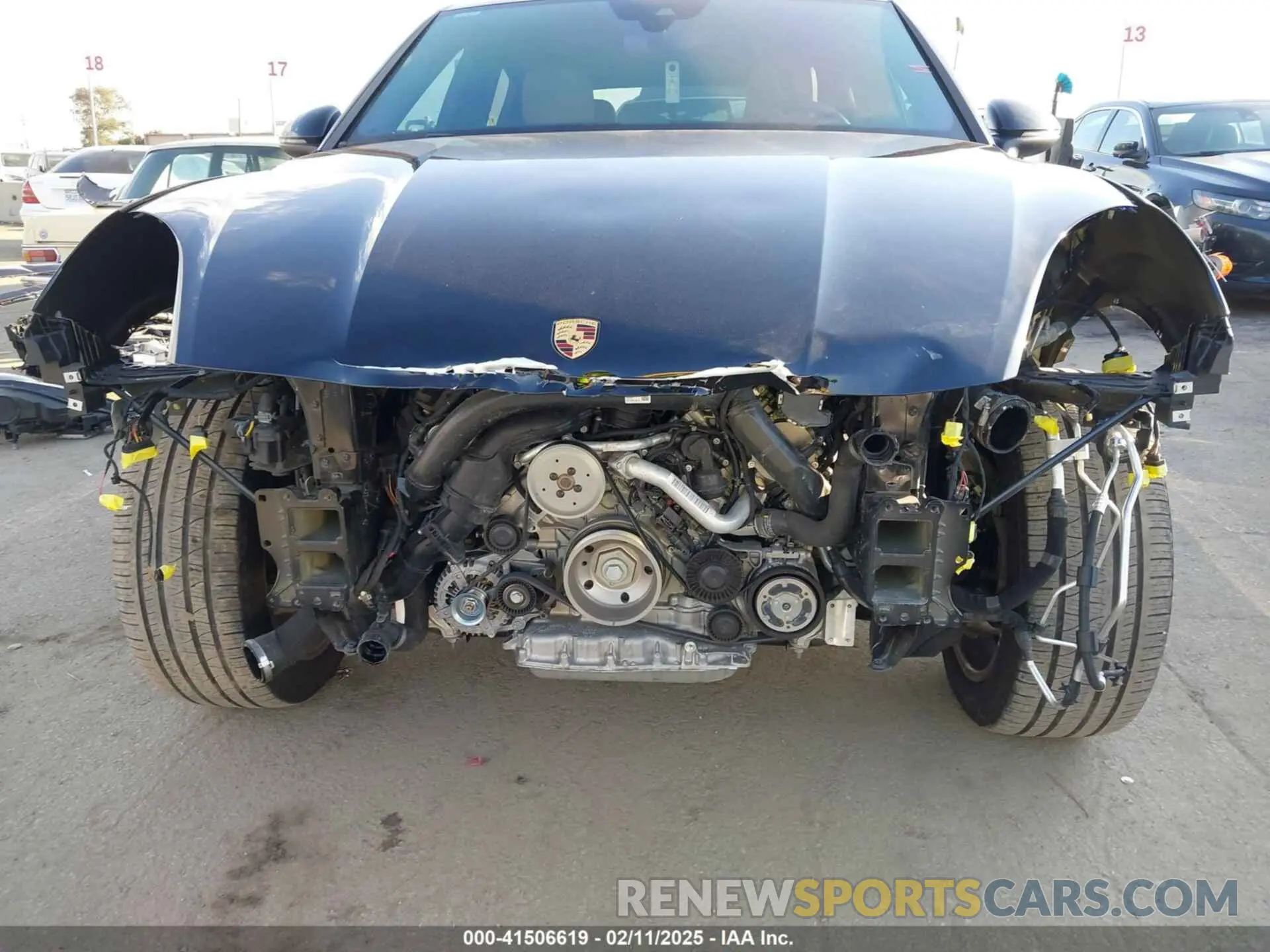 6 fotografías del automóvil dañado WP1BA2AY3MDA41192 PORSCHE CAYENNE COUPE 2021
