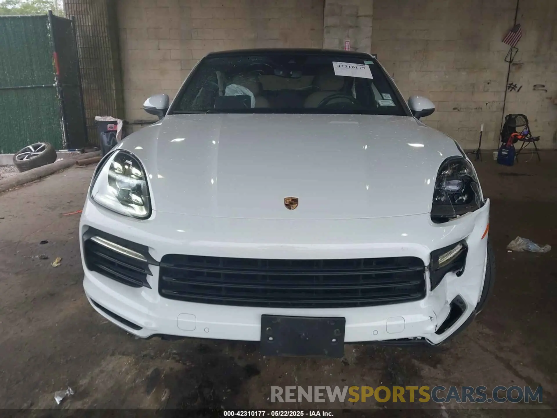 12 fotografías del automóvil dañado WP1BA2AY5MDA43638 PORSCHE CAYENNE COUPE 2021