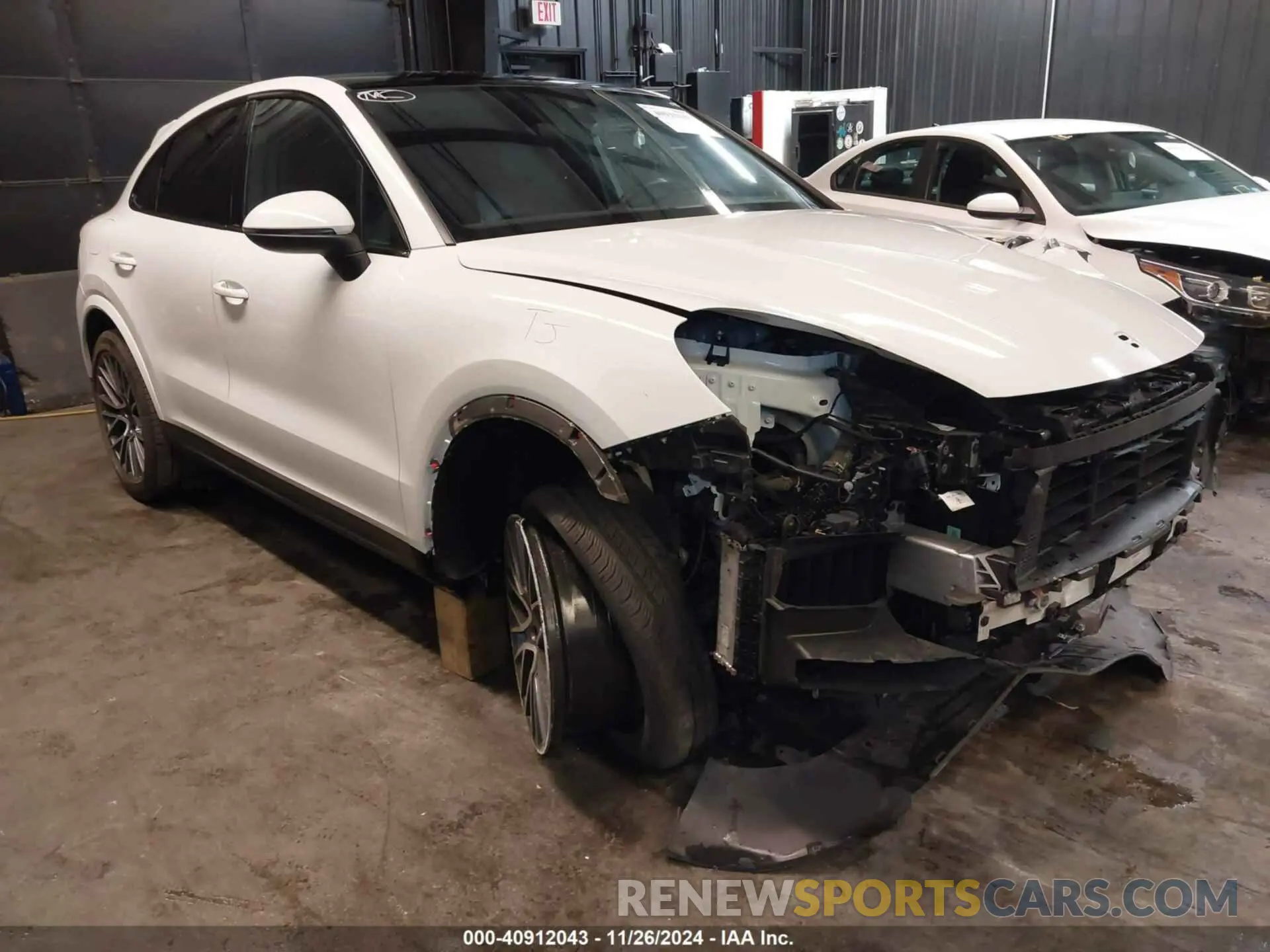 1 fotografías del automóvil dañado WP1BA2AY7MDA42071 PORSCHE CAYENNE COUPE 2021