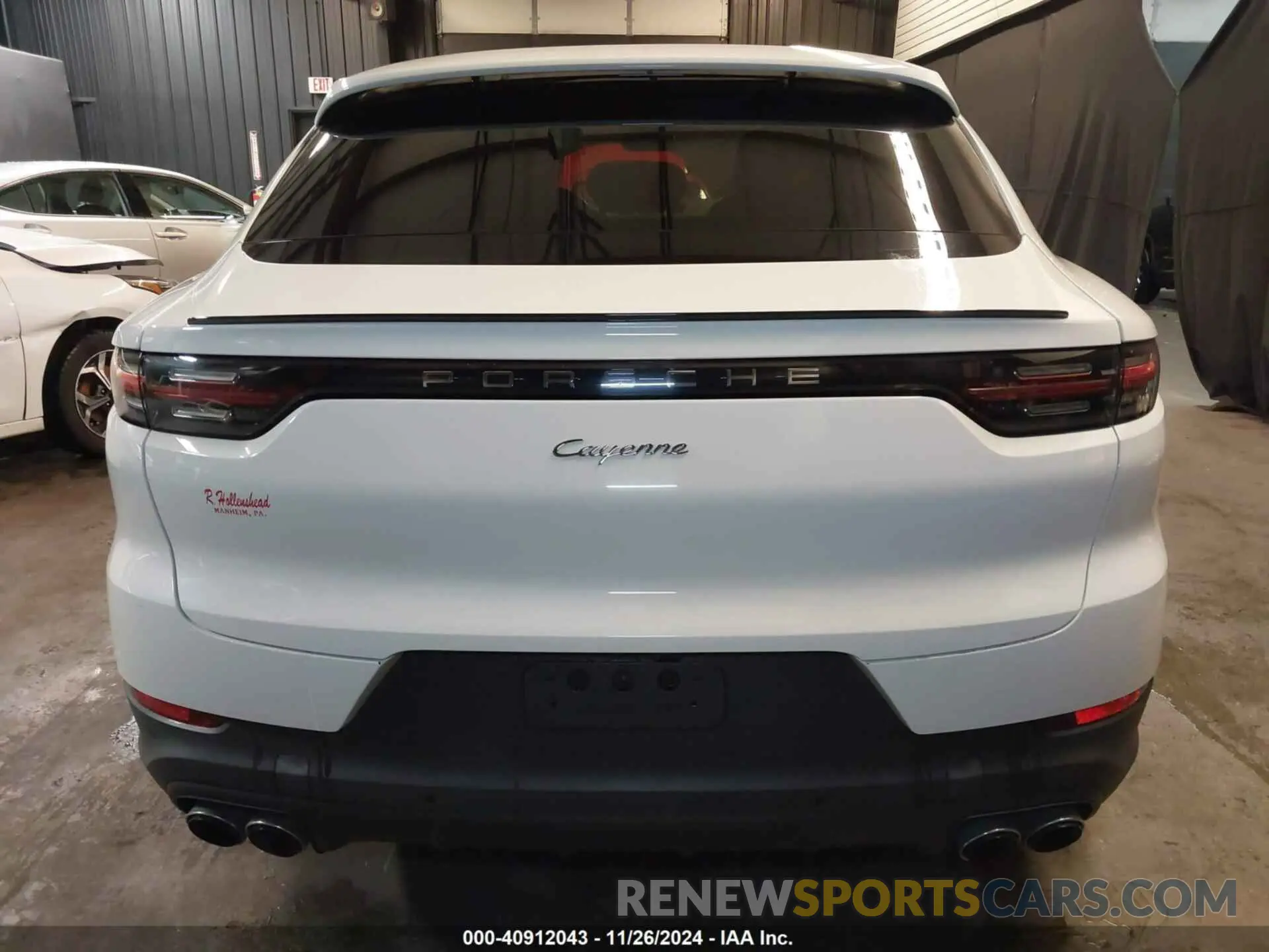 17 fotografías del automóvil dañado WP1BA2AY7MDA42071 PORSCHE CAYENNE COUPE 2021