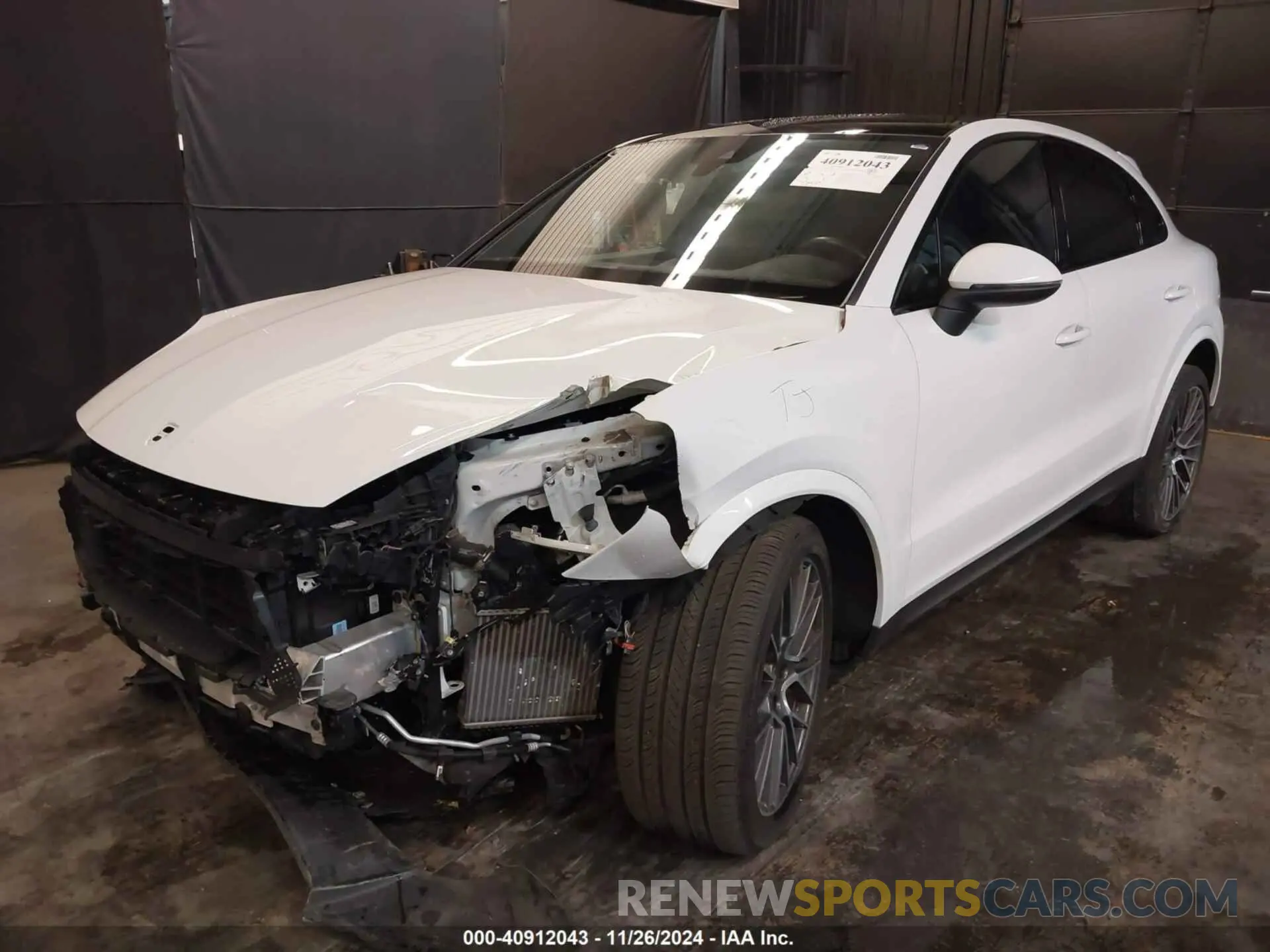 2 fotografías del automóvil dañado WP1BA2AY7MDA42071 PORSCHE CAYENNE COUPE 2021