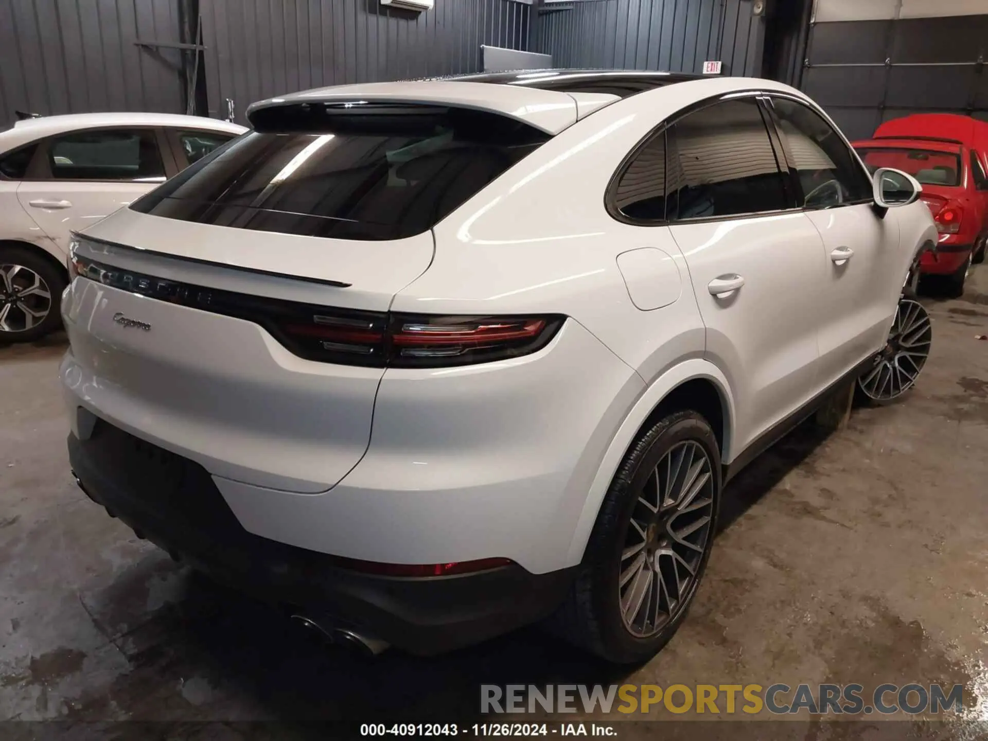 4 fotografías del automóvil dañado WP1BA2AY7MDA42071 PORSCHE CAYENNE COUPE 2021