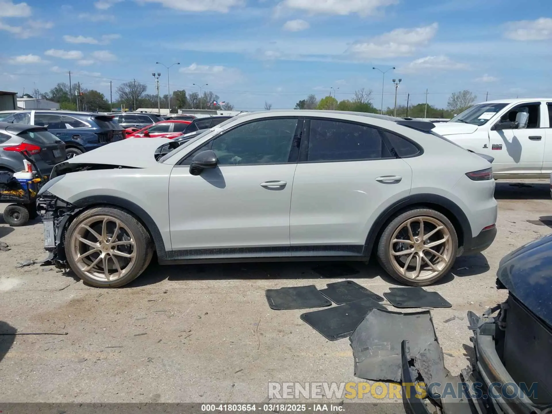 14 fotografías del automóvil dañado WP1BK2AY4NDA60106 PORSCHE CAYENNE COUPE 2022