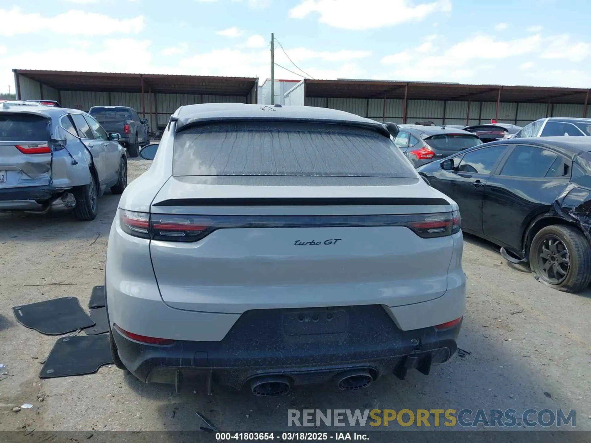 16 fotografías del automóvil dañado WP1BK2AY4NDA60106 PORSCHE CAYENNE COUPE 2022