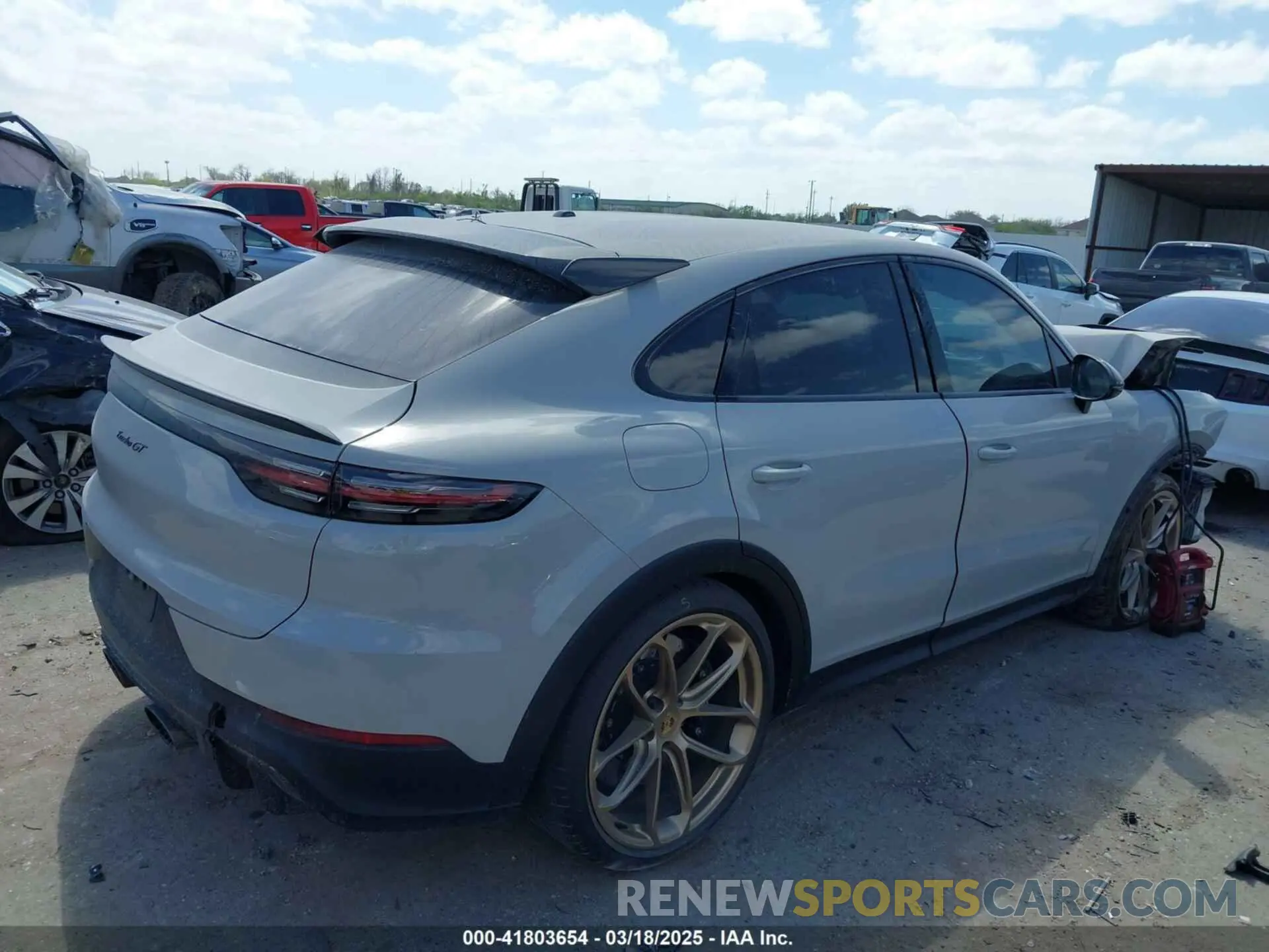 4 fotografías del automóvil dañado WP1BK2AY4NDA60106 PORSCHE CAYENNE COUPE 2022