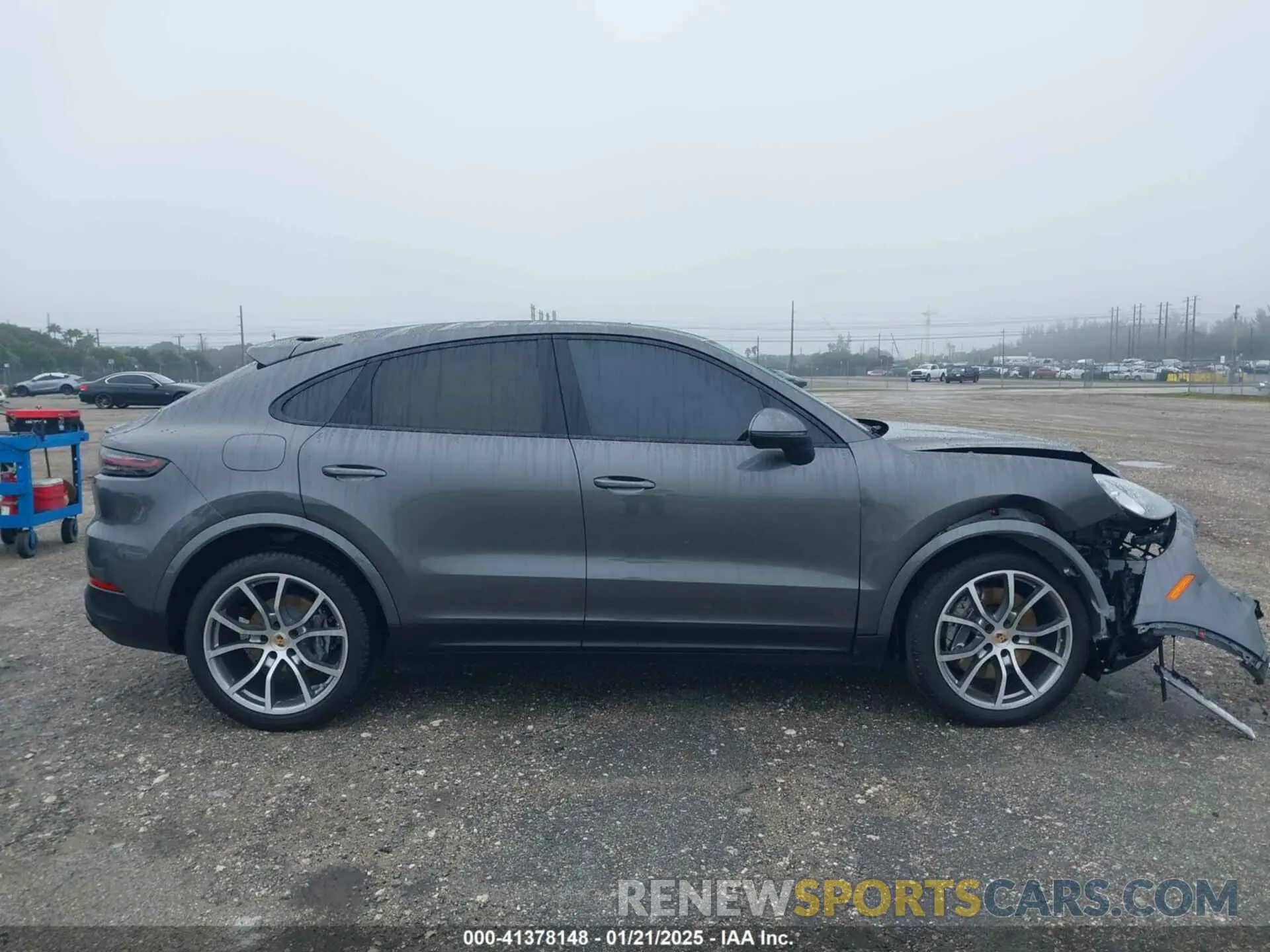 13 fotografías del automóvil dañado WP1BA2AY9PDA26538 PORSCHE CAYENNE COUPE 2023