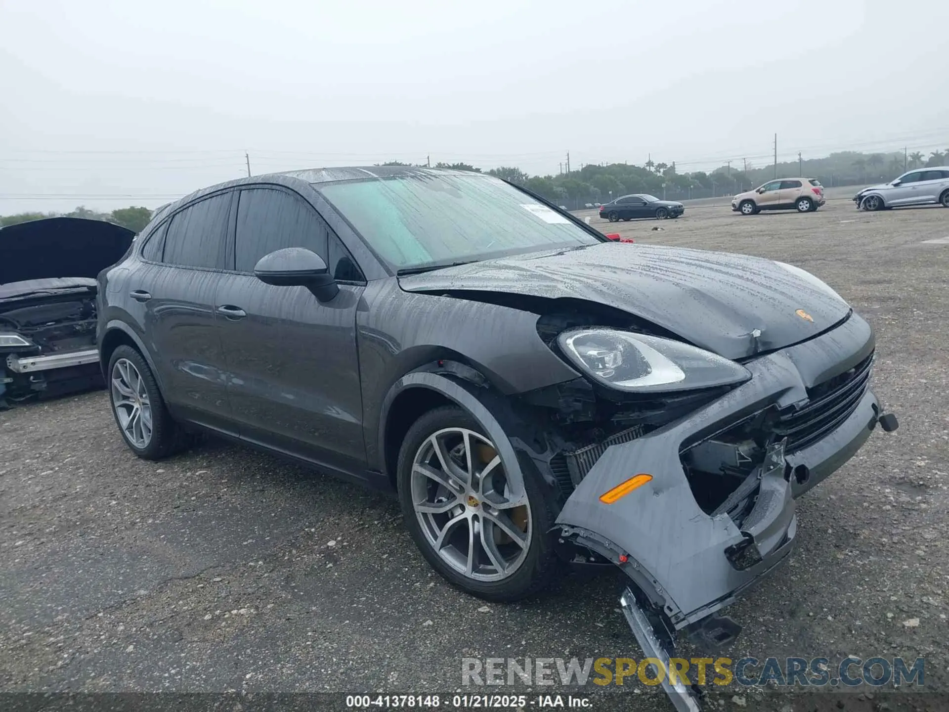 6 fotografías del automóvil dañado WP1BA2AY9PDA26538 PORSCHE CAYENNE COUPE 2023