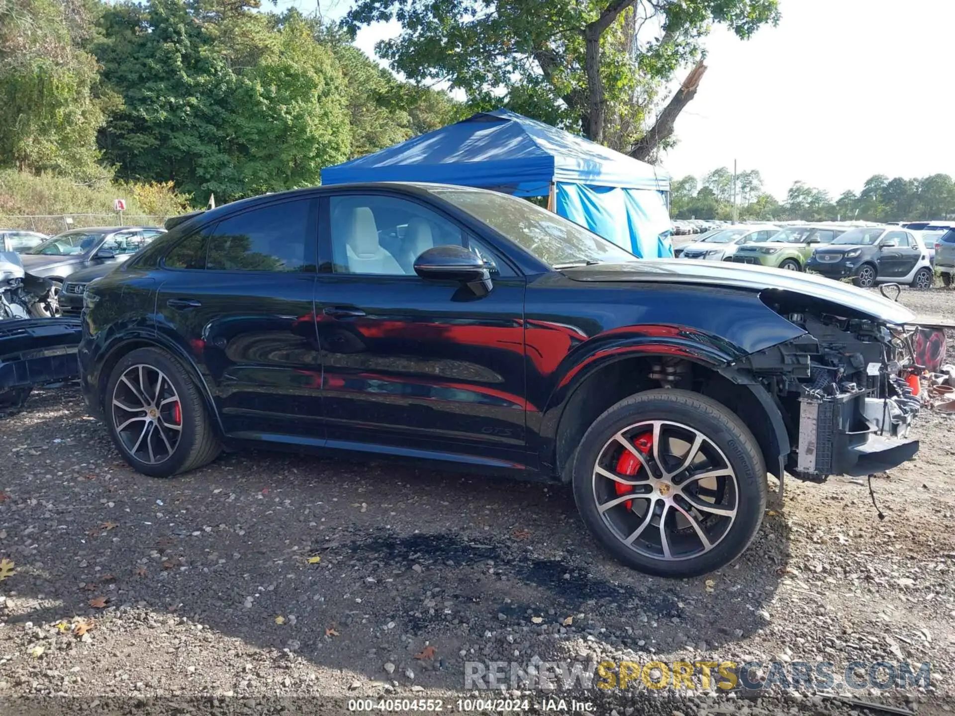 14 fotografías del automóvil dañado WP1BG2AY8PDA32619 PORSCHE CAYENNE COUPE 2023