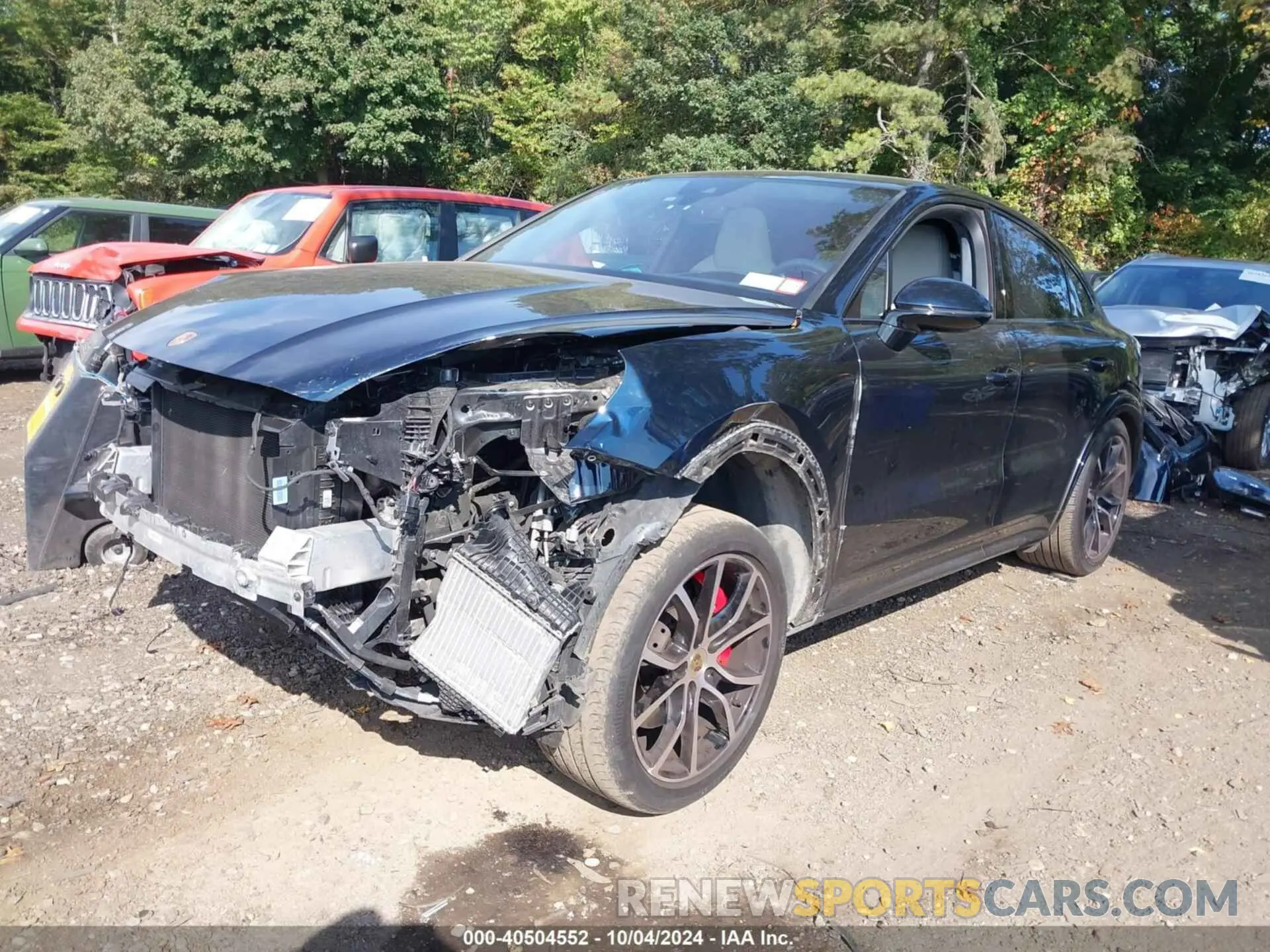 6 fotografías del automóvil dañado WP1BG2AY8PDA32619 PORSCHE CAYENNE COUPE 2023