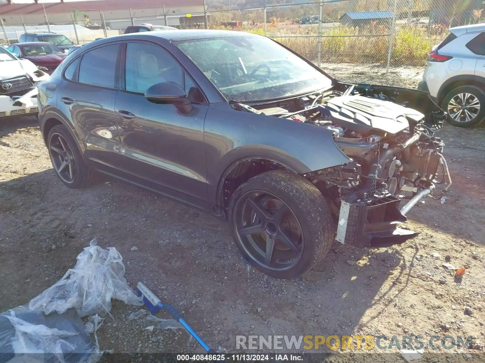 1 fotografías del automóvil dañado WP1BA2AY2RDA51316 PORSCHE CAYENNE COUPE 2024