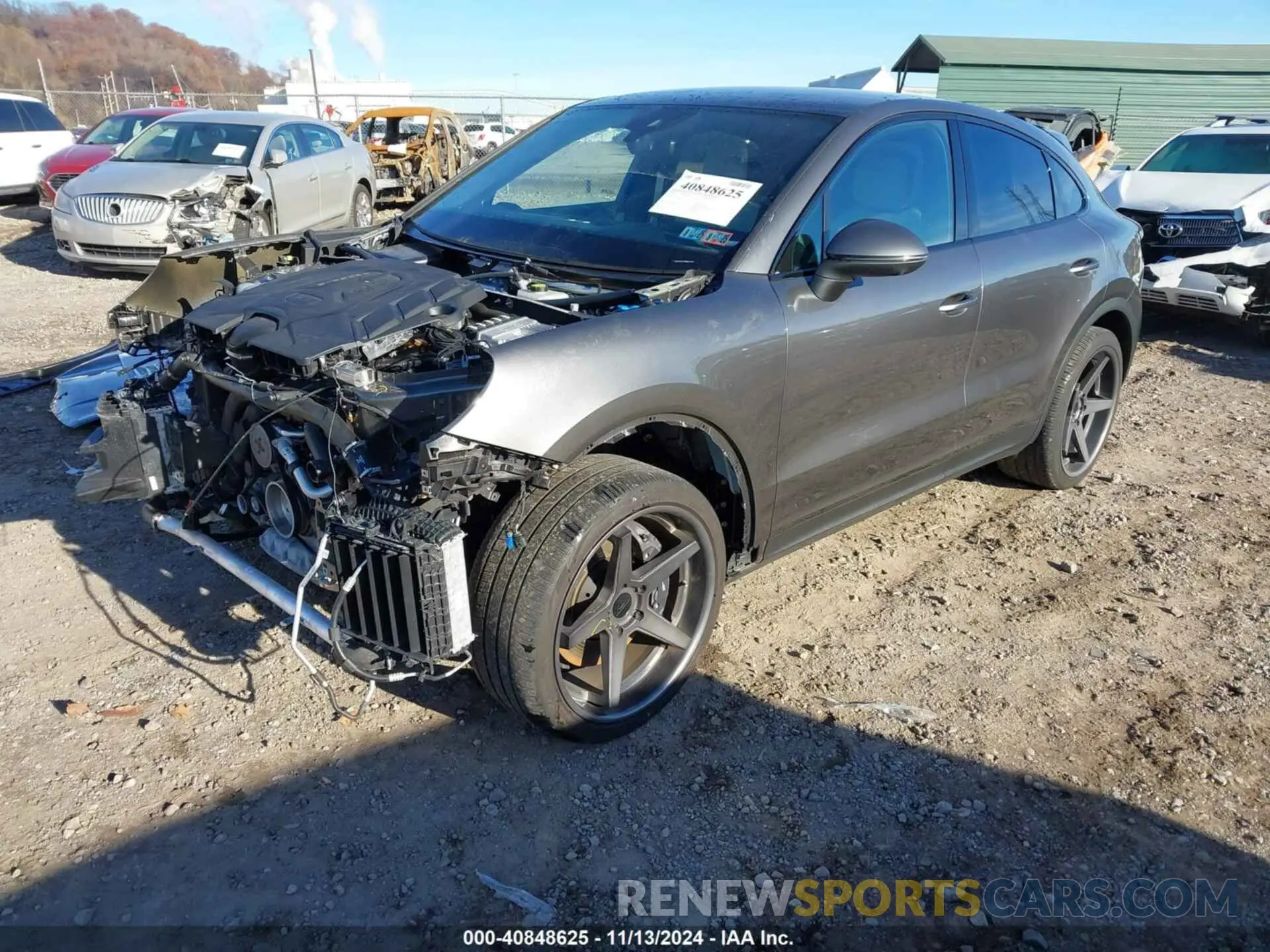 2 fotografías del automóvil dañado WP1BA2AY2RDA51316 PORSCHE CAYENNE COUPE 2024