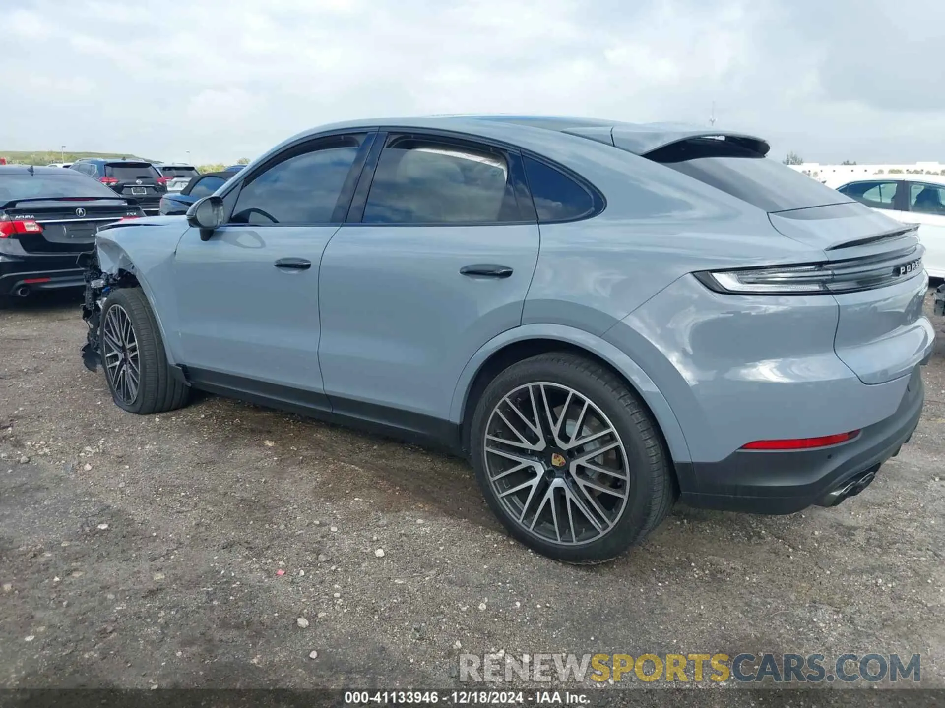 3 fotografías del automóvil dañado WP1BA2AY2RDA51820 PORSCHE CAYENNE COUPE 2024