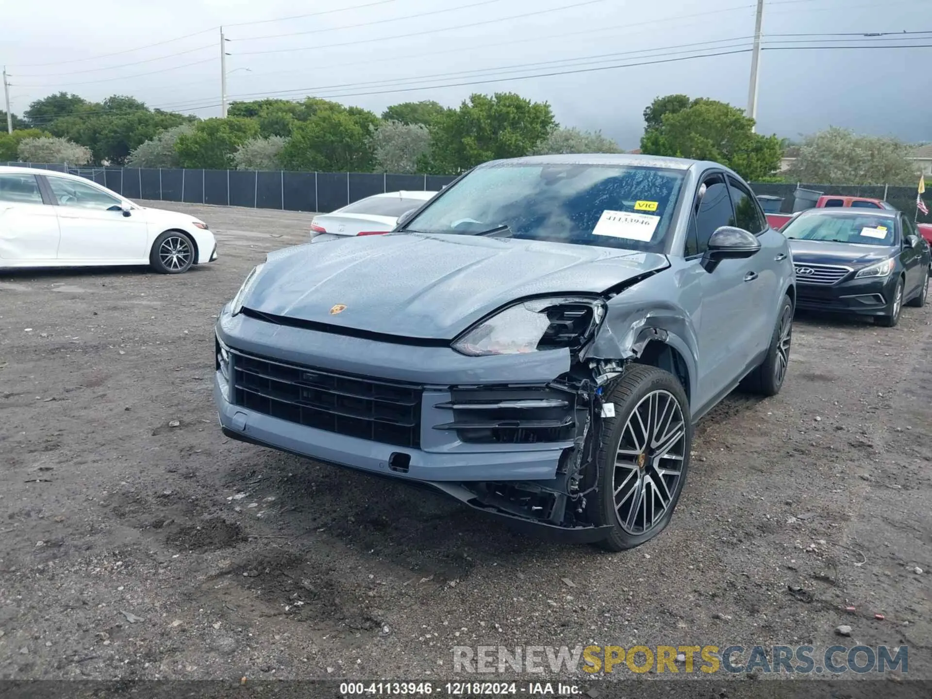 6 fotografías del automóvil dañado WP1BA2AY2RDA51820 PORSCHE CAYENNE COUPE 2024