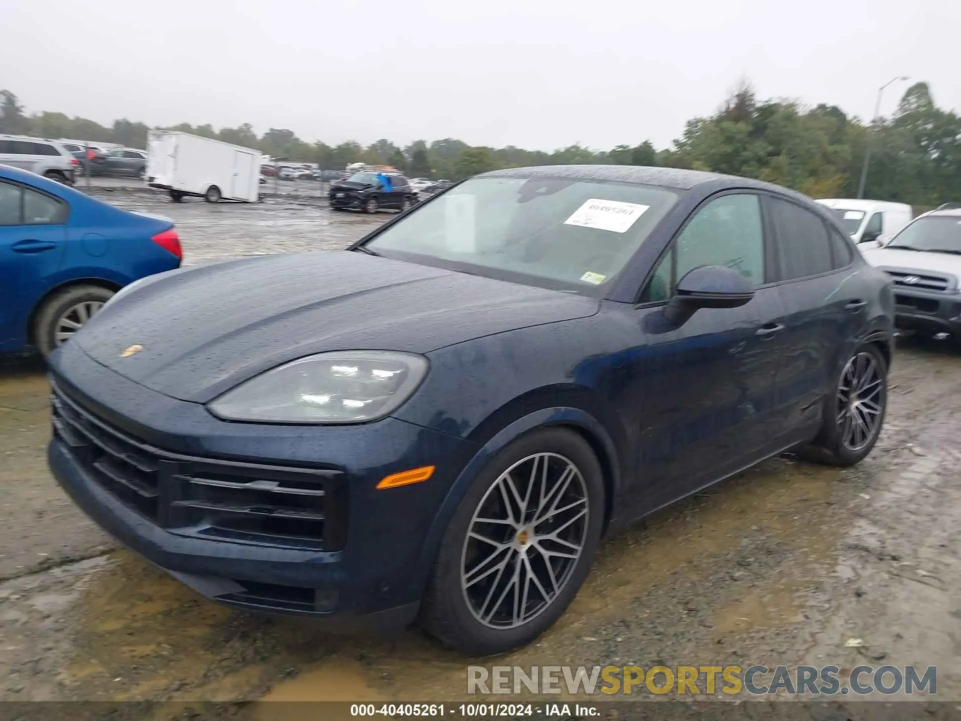 2 fotografías del automóvil dañado WP1BA2AY8RDA53524 PORSCHE CAYENNE COUPE 2024