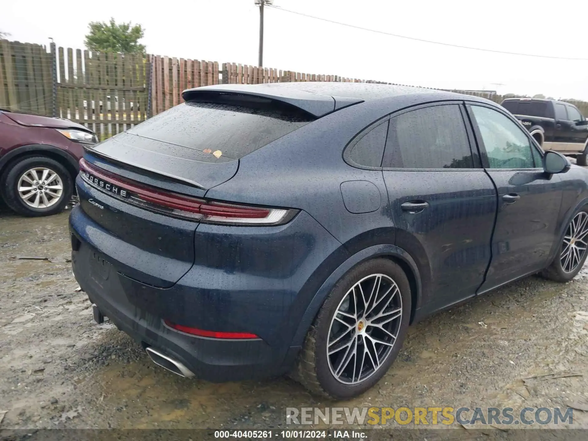 4 fotografías del automóvil dañado WP1BA2AY8RDA53524 PORSCHE CAYENNE COUPE 2024
