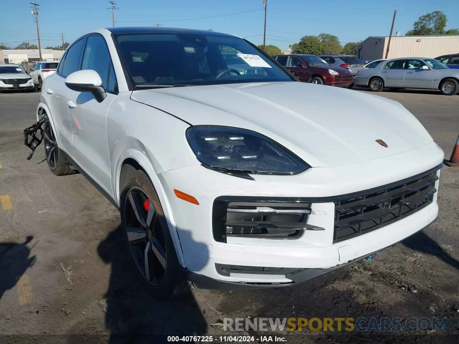 1 fotografías del automóvil dañado WP1BL2AY9RDA60881 PORSCHE CAYENNE COUPE 2024
