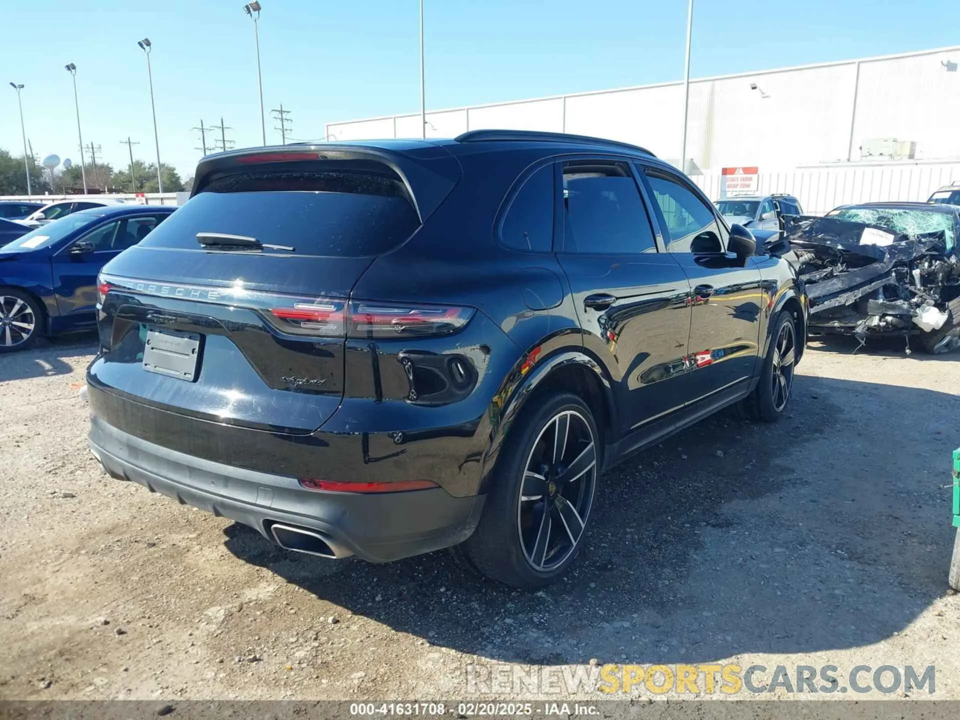 4 fotografías del automóvil dañado WP1AE2AY3KDA50441 PORSCHE CAYENNE E-HYBRID 2019