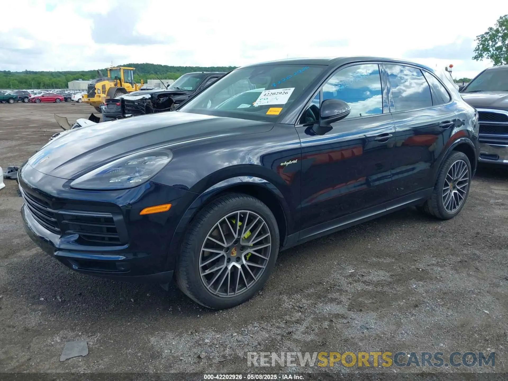 2 fotografías del automóvil dañado WP1AE2AY8KDA51844 PORSCHE CAYENNE E-HYBRID 2019