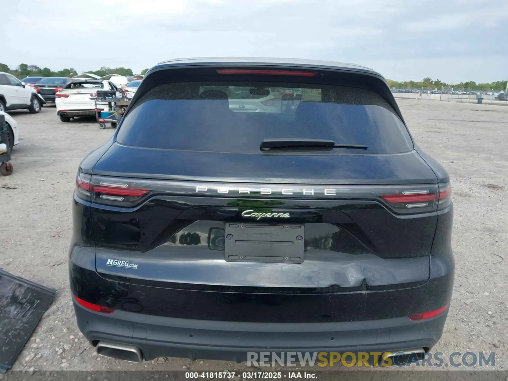 17 fotografías del automóvil dañado WP1AE2AYXMDA24566 PORSCHE CAYENNE E-HYBRID 2021