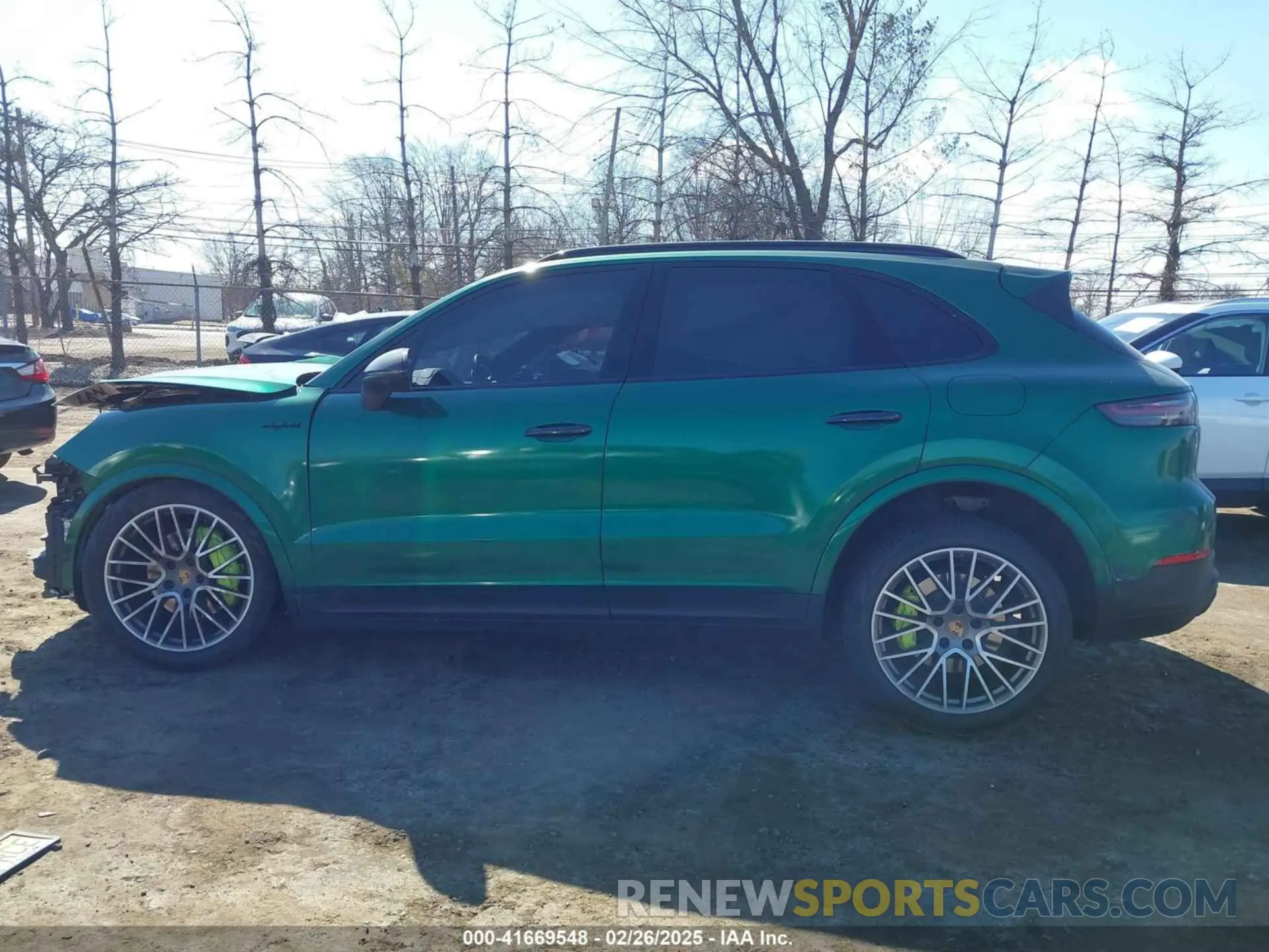 13 fotografías del automóvil dañado WP1AE2AY7NDA26826 PORSCHE CAYENNE E-HYBRID 2022