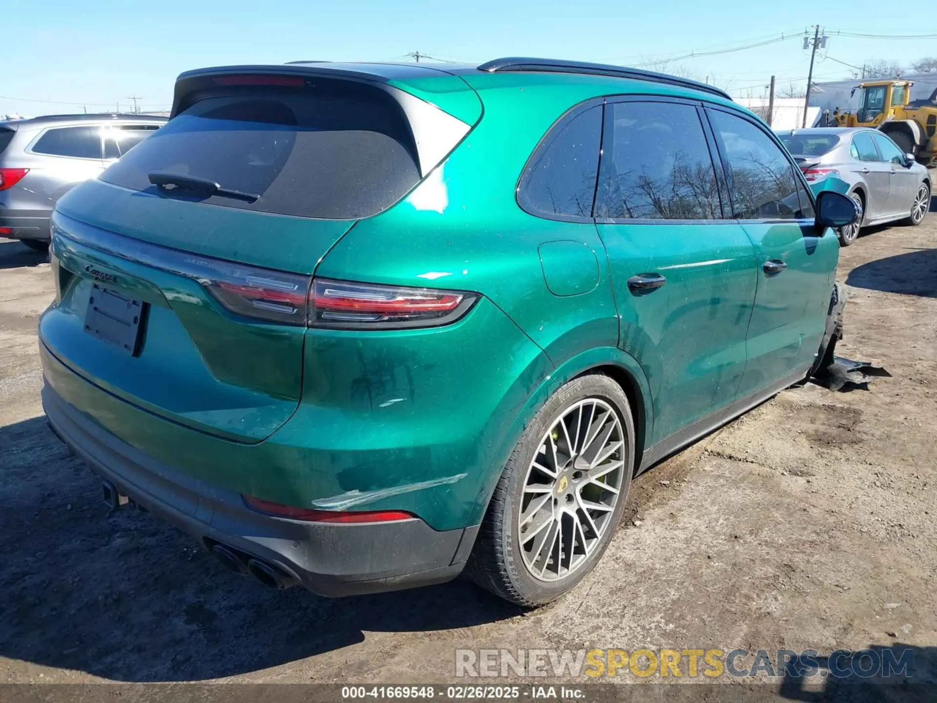 4 fotografías del automóvil dañado WP1AE2AY7NDA26826 PORSCHE CAYENNE E-HYBRID 2022
