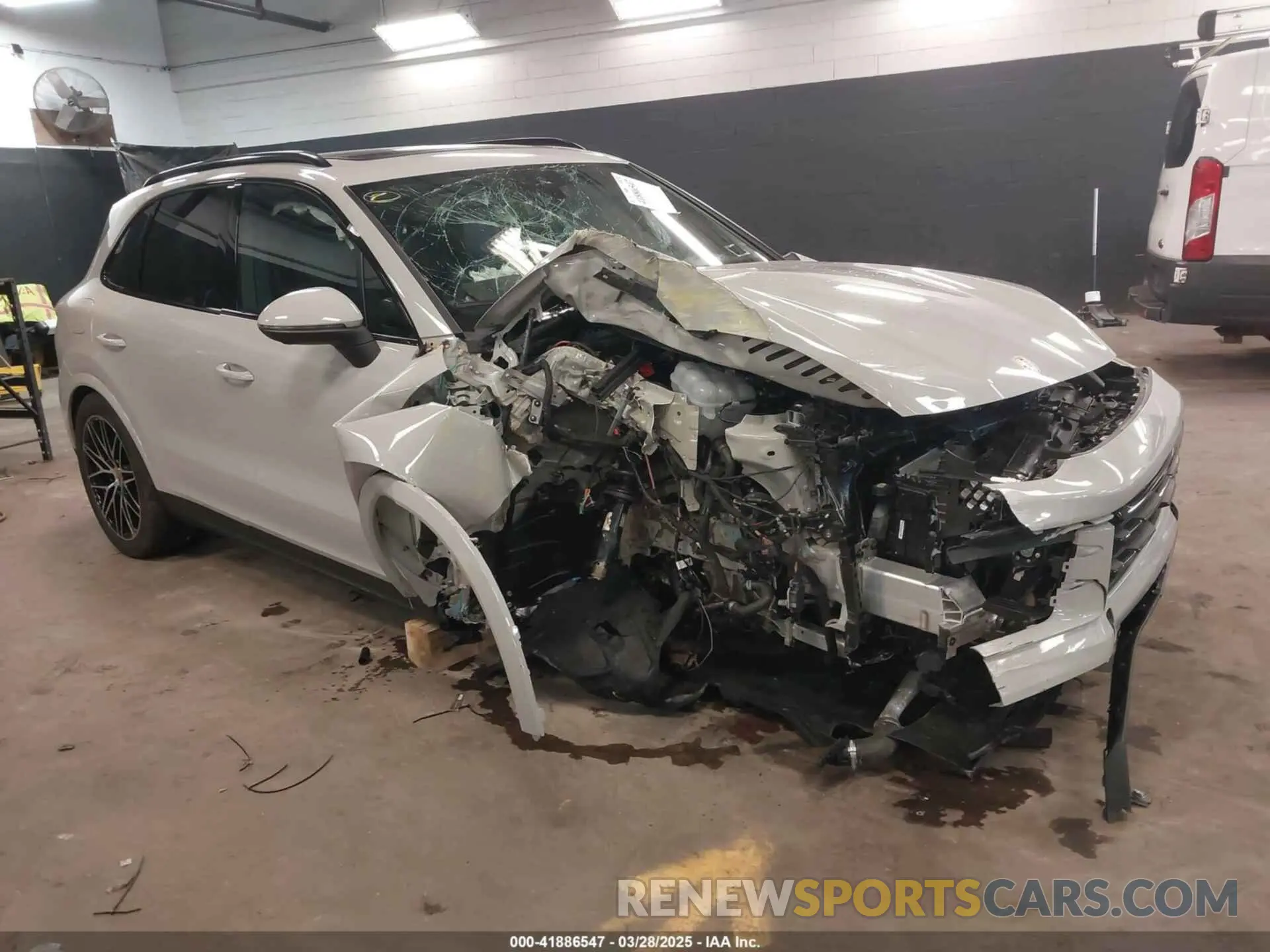 1 fotografías del automóvil dañado WP1AE2AY2SDA16359 PORSCHE CAYENNE E-HYBRID 2025