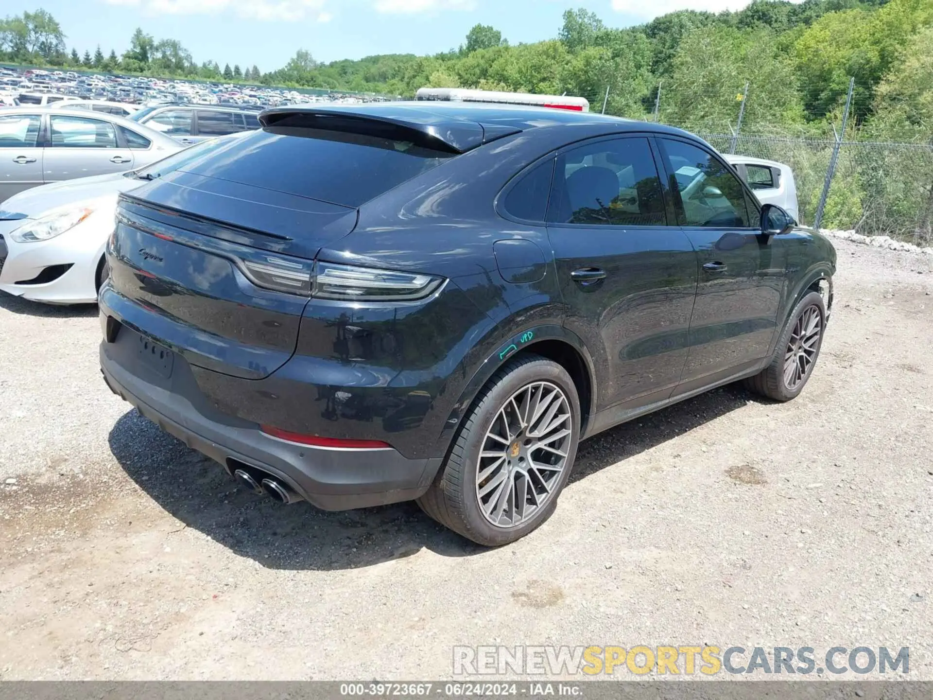 4 fotografías del automóvil dañado WP1BE2AY6LDA55042 PORSCHE CAYENNE E-HYBRID COUPE 2020