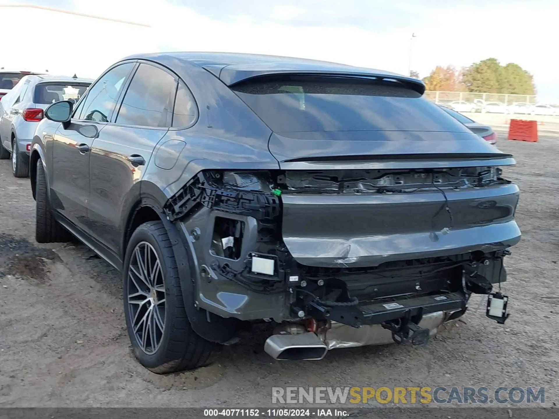 6 fotografías del automóvil dañado WP1BE2AY5RDA59219 PORSCHE CAYENNE E-HYBRID COUPE 2024