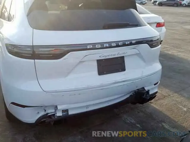 9 fotografías del automóvil dañado WP1AF2AY2KDA81046 PORSCHE CAYENNE TU 2019