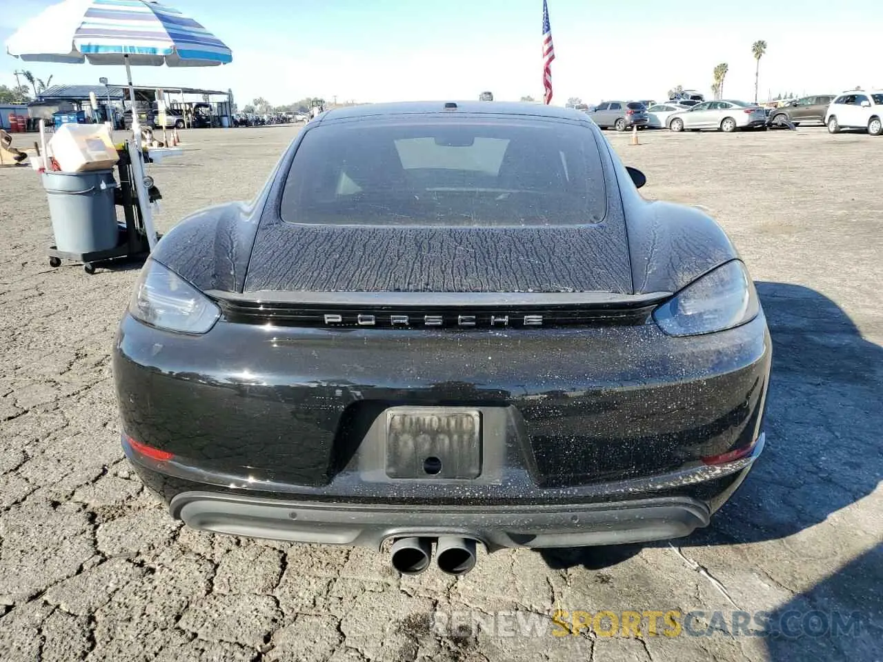 6 fotografías del automóvil dañado WP0AA2A80KS261010 PORSCHE CAYMAN 2019