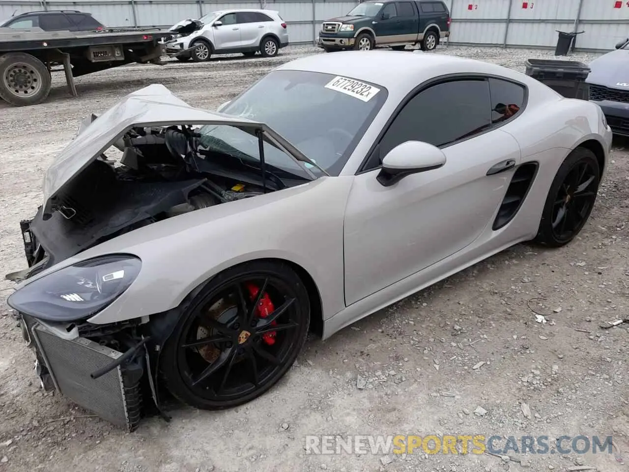 1 fotografías del automóvil dañado WP0AB2A83KS278736 PORSCHE CAYMAN 2019
