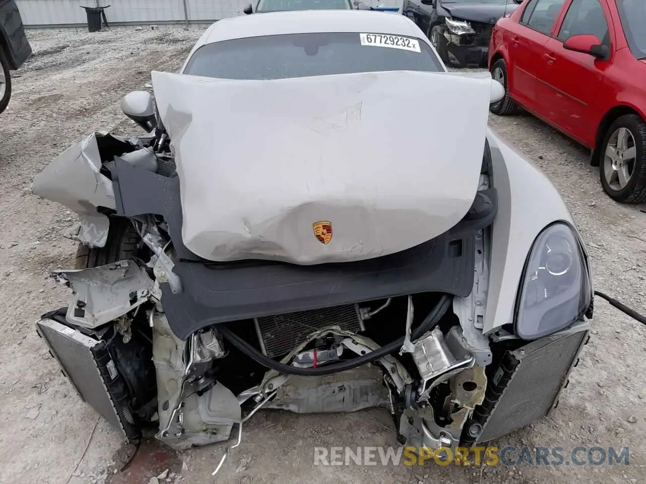 5 fotografías del automóvil dañado WP0AB2A83KS278736 PORSCHE CAYMAN 2019