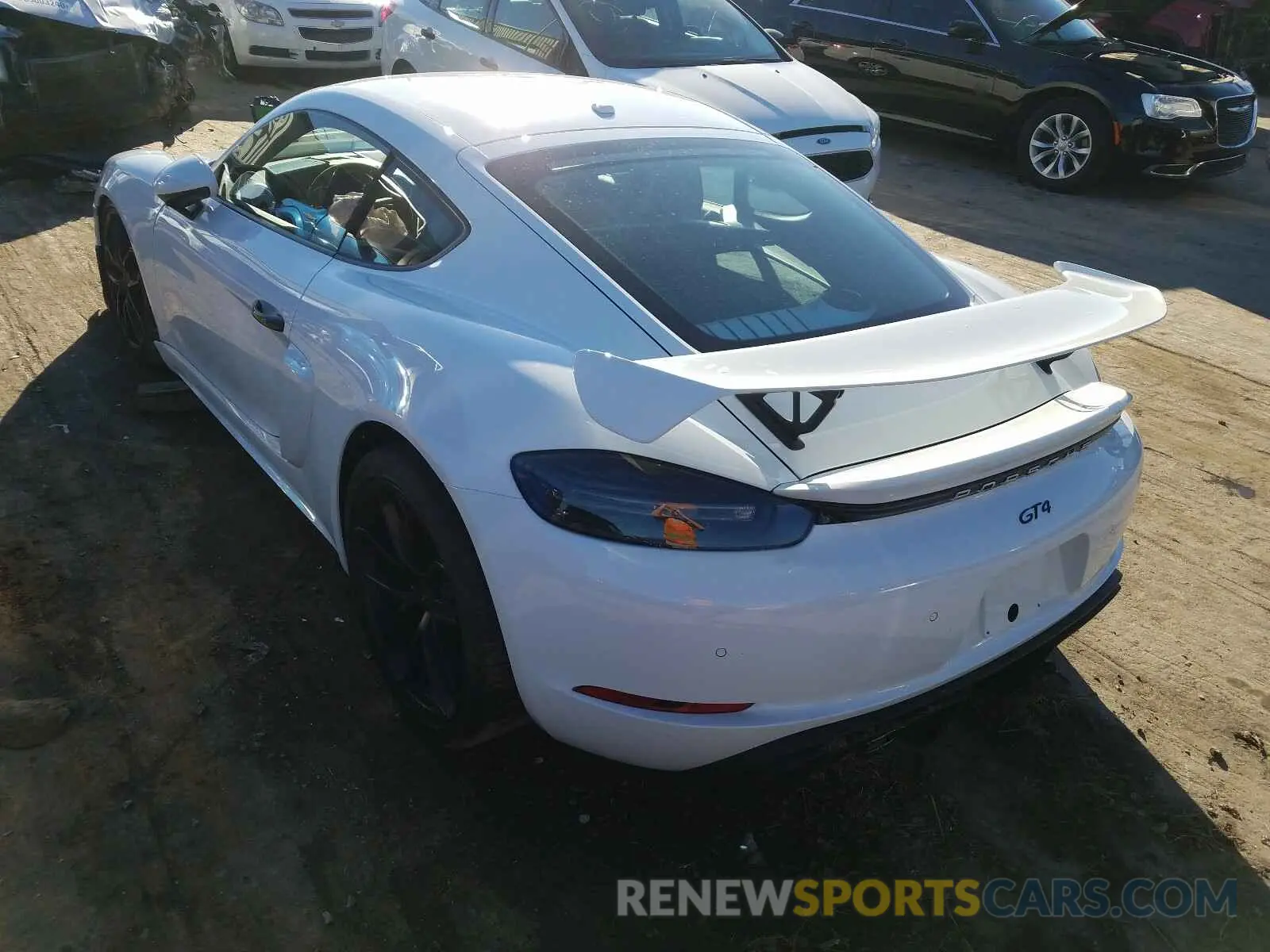 3 fotografías del automóvil dañado WP0AC2A85LK289364 PORSCHE CAYMAN 2020