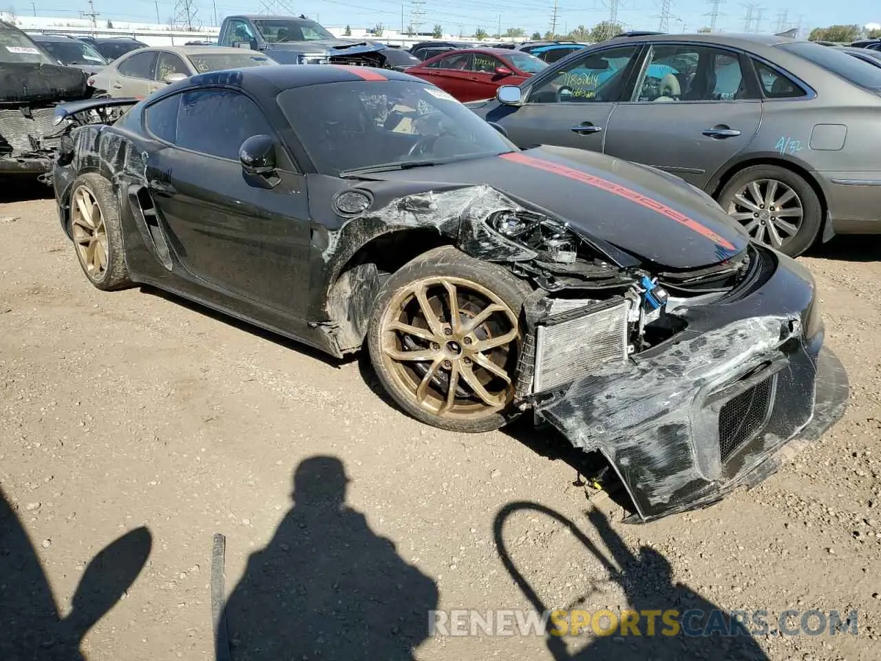 4 fotografías del automóvil dañado WP0AC2A88LK289651 PORSCHE CAYMAN 2020