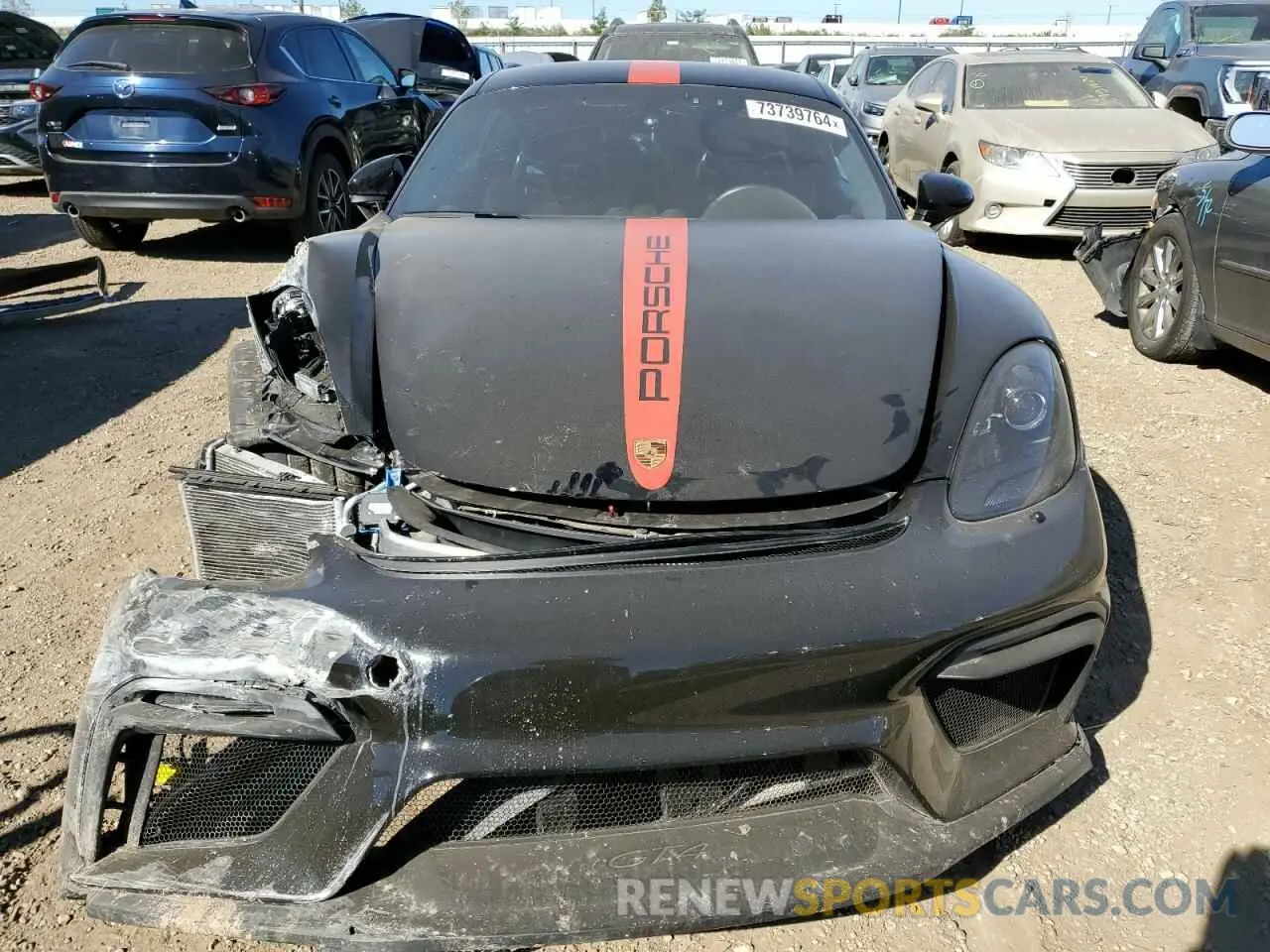 5 fotografías del automóvil dañado WP0AC2A88LK289651 PORSCHE CAYMAN 2020