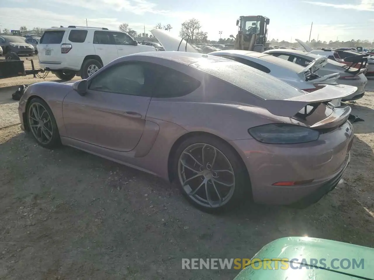 2 fotografías del automóvil dañado WP0AC2A8XNS275706 PORSCHE CAYMAN 2022