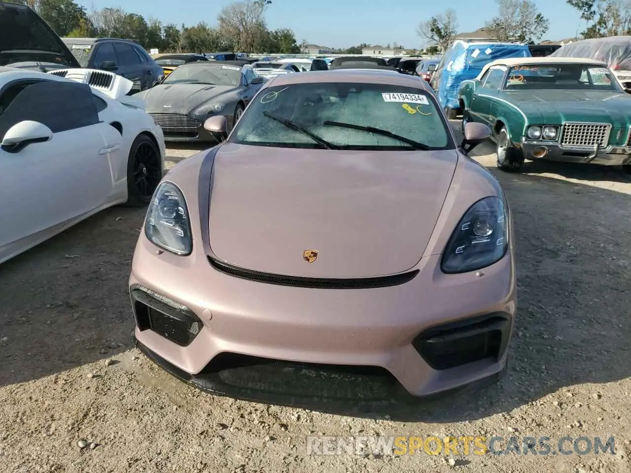 5 fotografías del automóvil dañado WP0AC2A8XNS275706 PORSCHE CAYMAN 2022