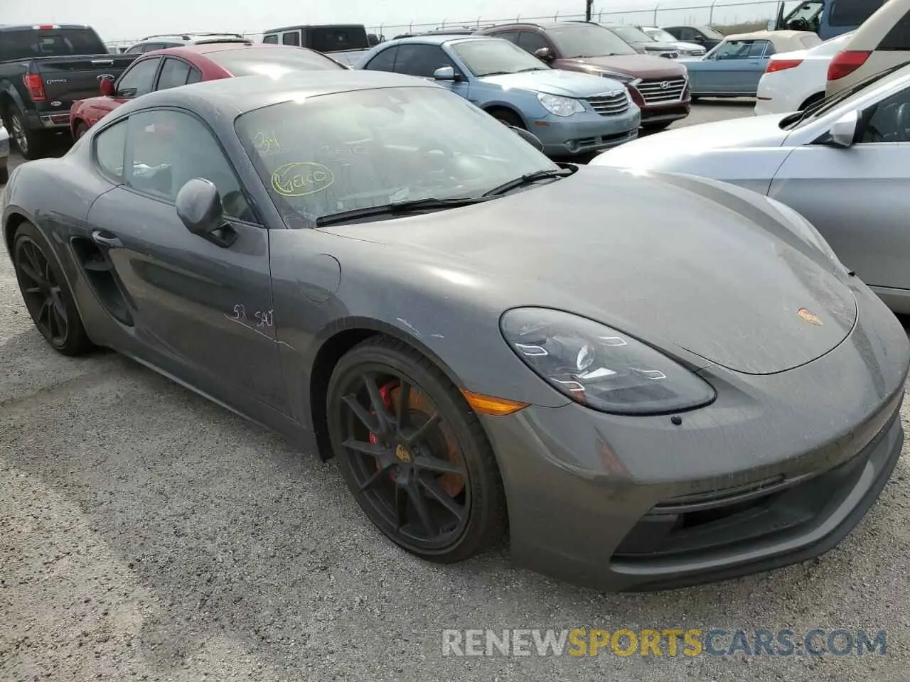 4 fotografías del automóvil dañado WP0AD2A8XNS268199 PORSCHE CAYMAN 2022