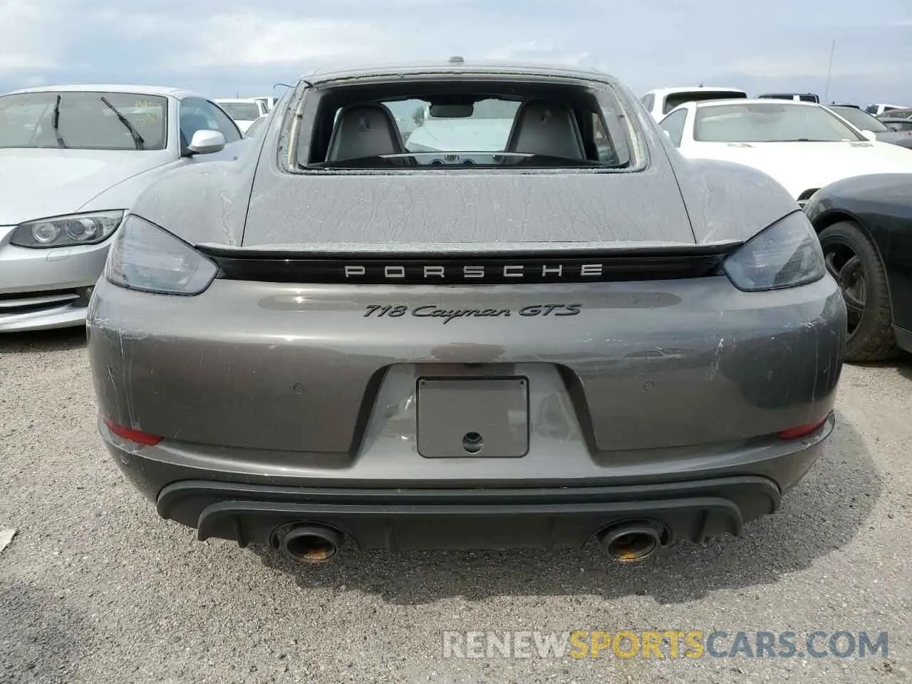 6 fotografías del automóvil dañado WP0AD2A8XNS268199 PORSCHE CAYMAN 2022