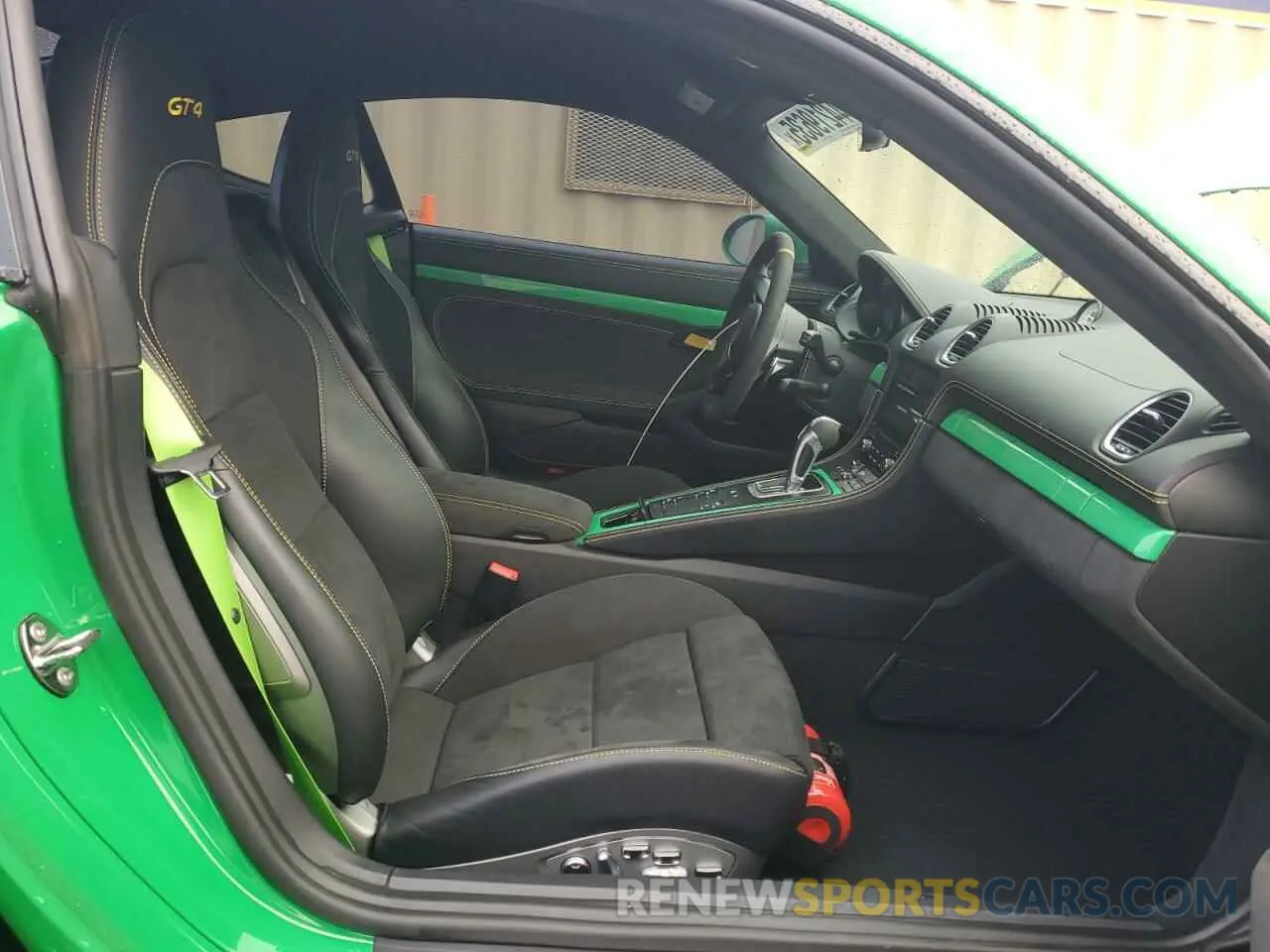 10 fotografías del automóvil dañado WP0AC2A83PS275212 PORSCHE CAYMAN 2023