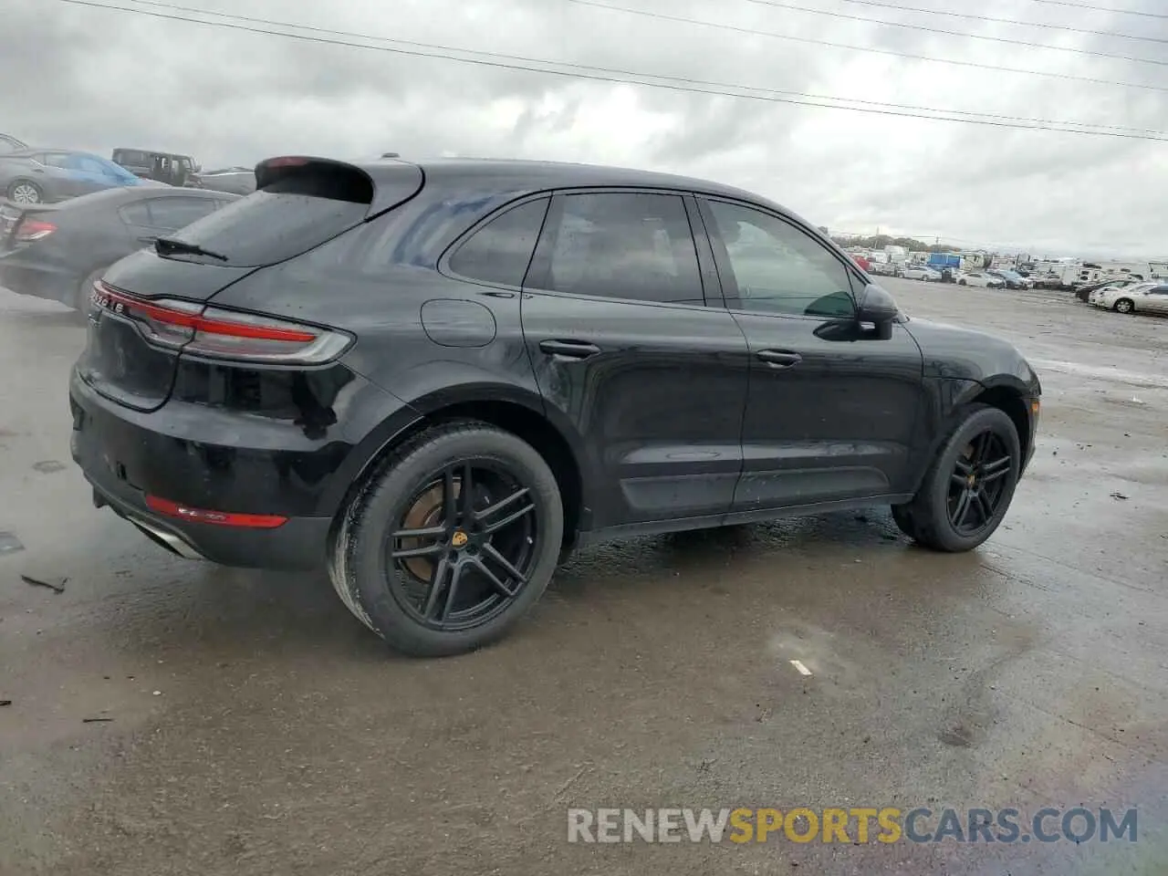 3 fotografías del automóvil dañado WP1AA2A50KLB07766 PORSCHE MACAN 2019