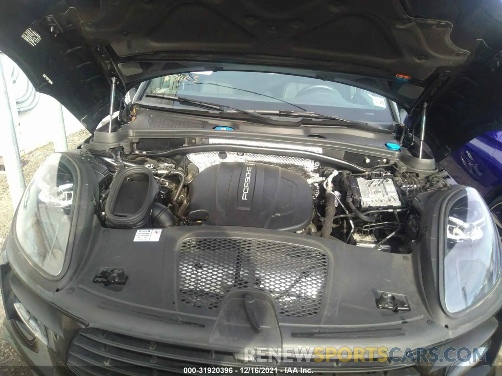 10 fotografías del automóvil dañado WP1AA2A52KLB03623 PORSCHE MACAN 2019