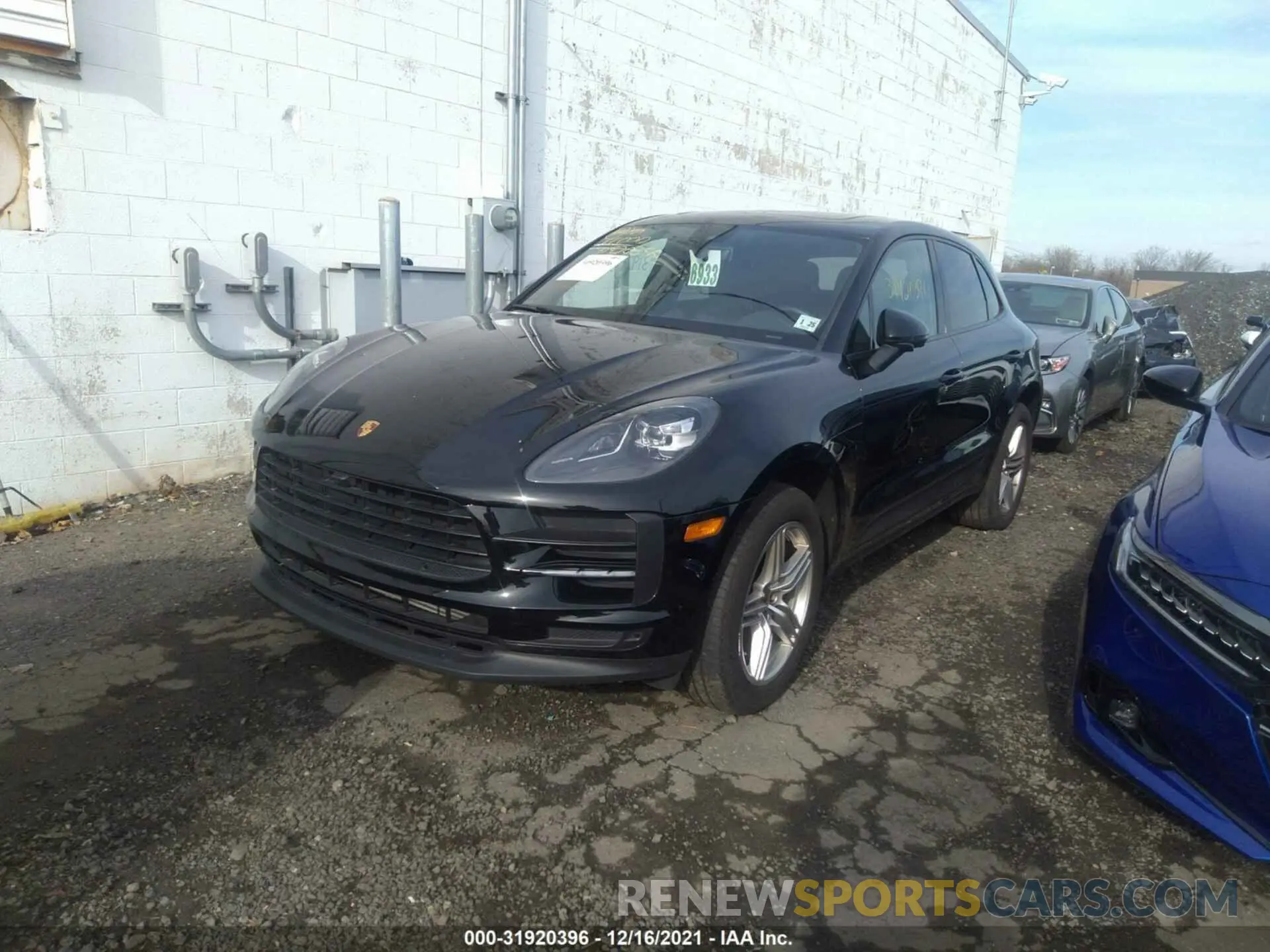 2 fotografías del automóvil dañado WP1AA2A52KLB03623 PORSCHE MACAN 2019