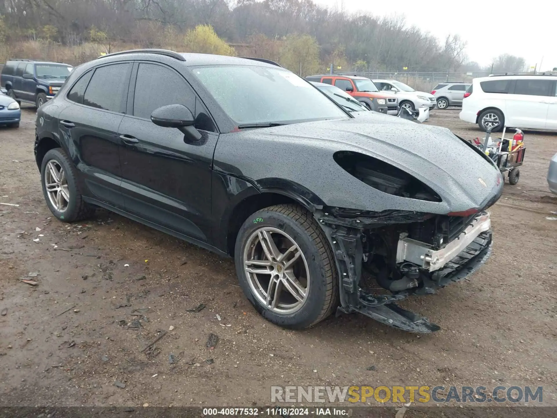 1 fotografías del automóvil dañado WP1AA2A54KLB05633 PORSCHE MACAN 2019