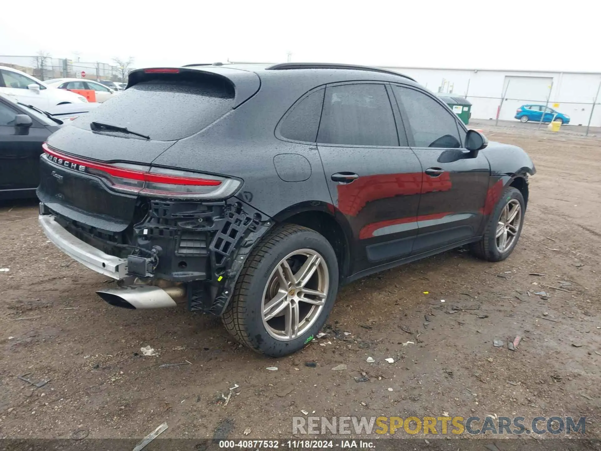 4 fotografías del automóvil dañado WP1AA2A54KLB05633 PORSCHE MACAN 2019