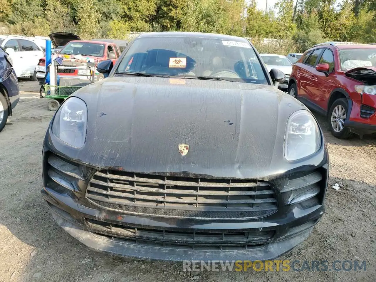 5 fotografías del automóvil dañado WP1AA2A56KLB04385 PORSCHE MACAN 2019