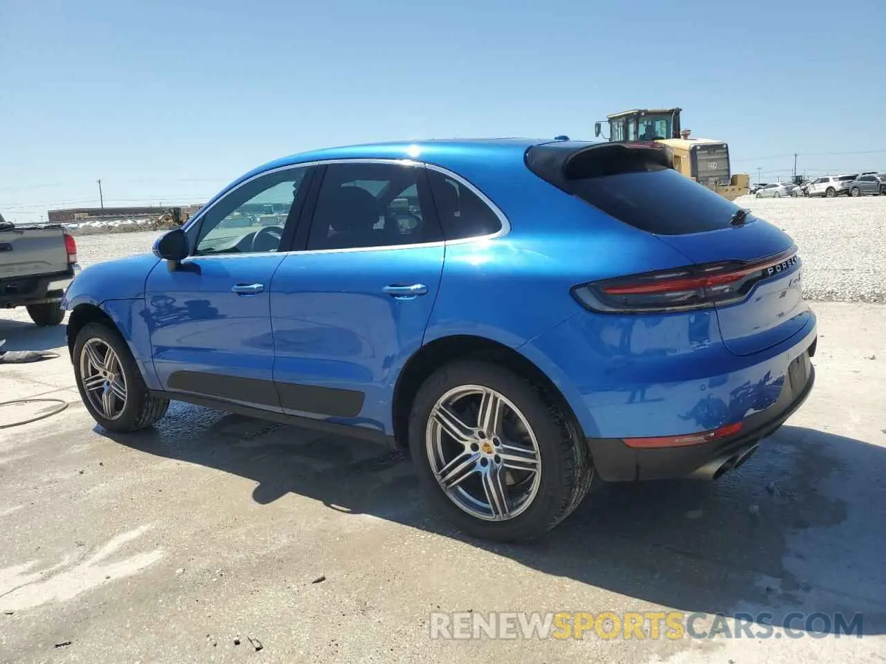 2 fotografías del automóvil dañado WP1AB2A53KLB31864 PORSCHE MACAN 2019