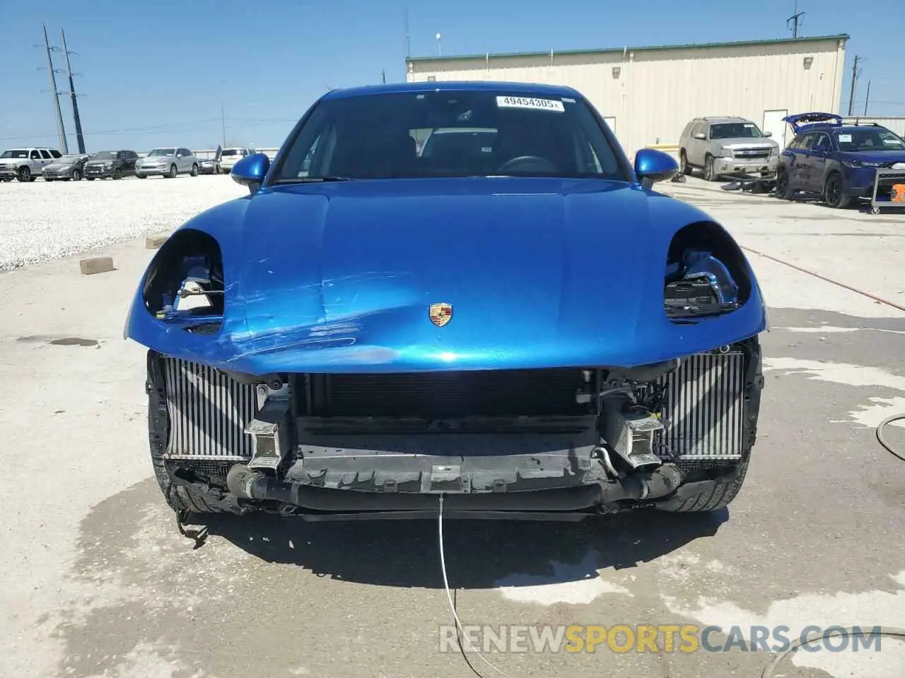 5 fotografías del automóvil dañado WP1AB2A53KLB31864 PORSCHE MACAN 2019